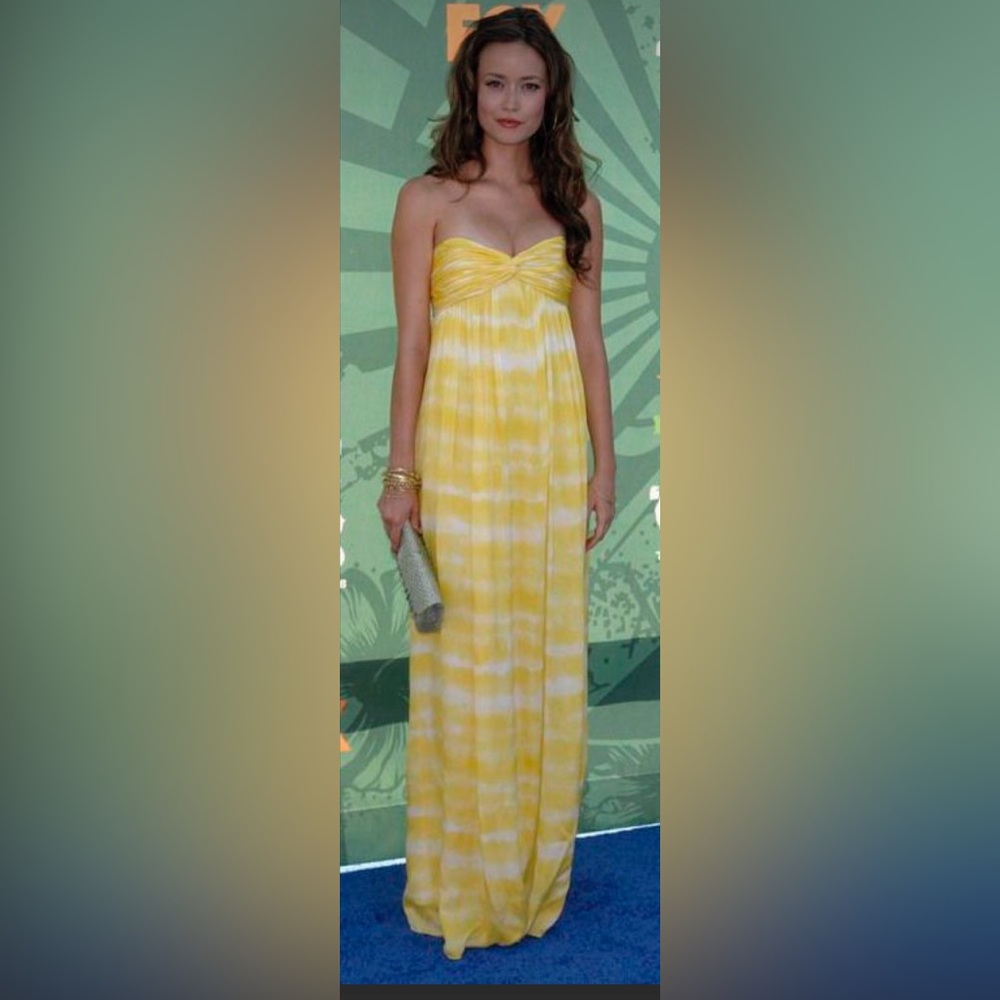 Adam Lippes butter yellow dress size 4